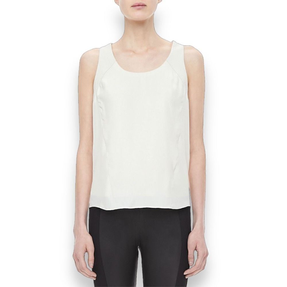 rag & bone White Sleeveless Blouse